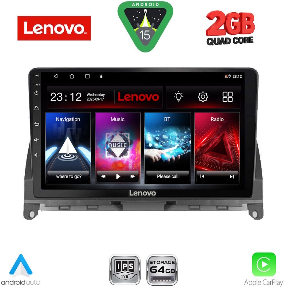 LVD2405_15 LENOVO LVD 2405_CPA (9inc) MULTIMEDIA TABLET for MERCEDES C (W204) mod. 2007-2011 - Image 1