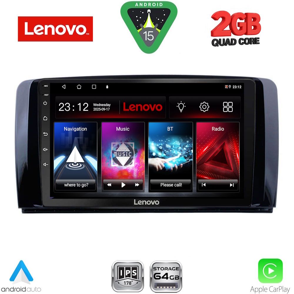 LVD2422_15 LENOVO LVD 2422_CPA (9inc) MULTIMEDIA TABLET for MERCEDES R (W251) mod. 2006-2015 - Image 1