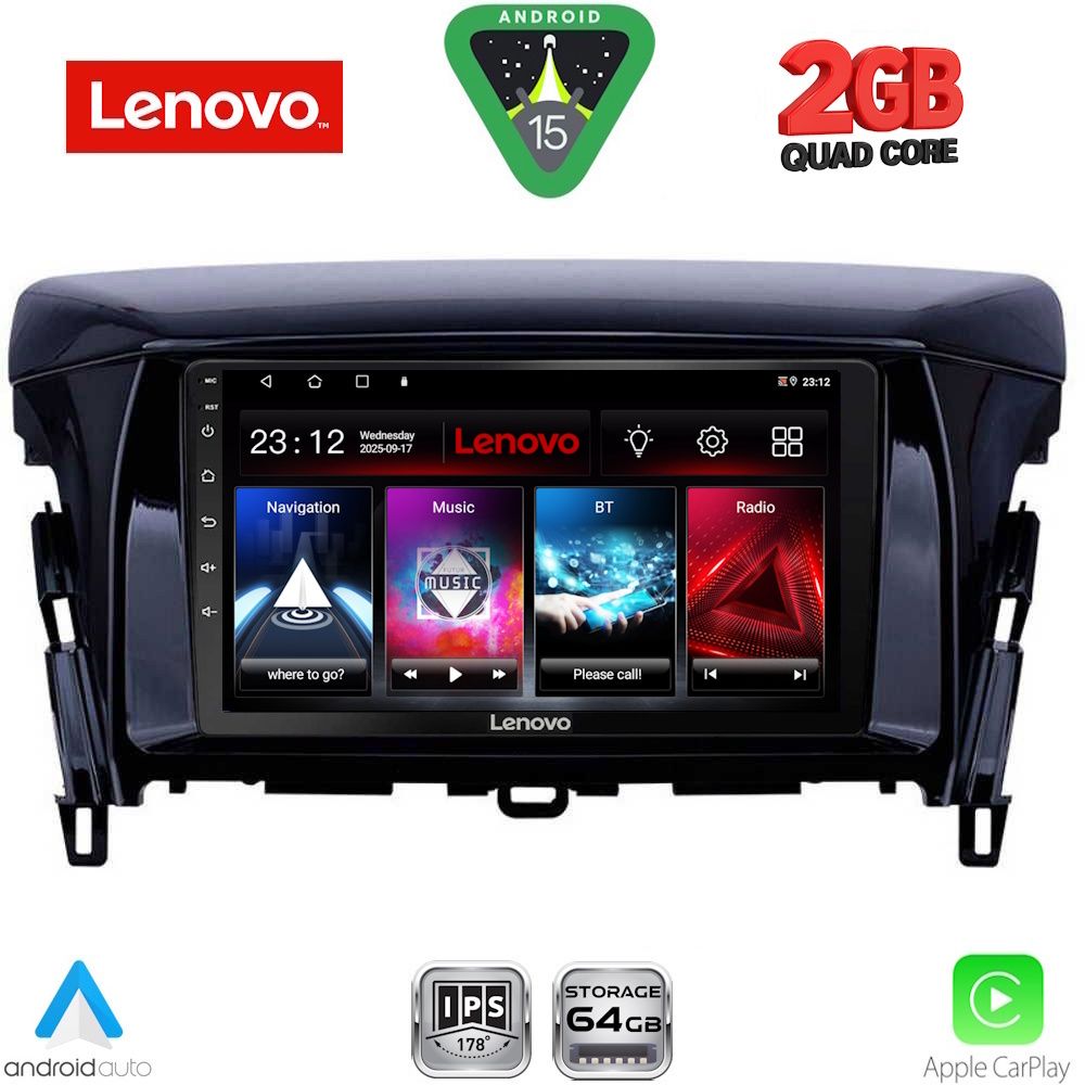 LVD2432_15 LENOVO LVD 2432_CPA (9inc) MULTIMEDIA TABLET for MITSUBISHI ECLIPSE CROSS mod. 2018-2026 - Image 1