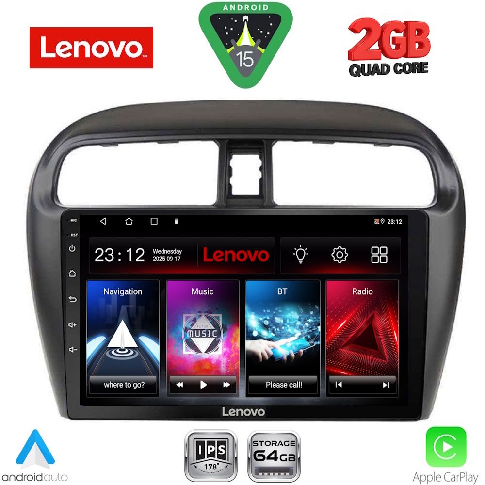 LVD2448_15 LENOVO LVD 2448_CPA (9inc) MULTIMEDIA TABLET for MITSUBISHI SPACESTAR mod. 2013-2020 - Image 1
