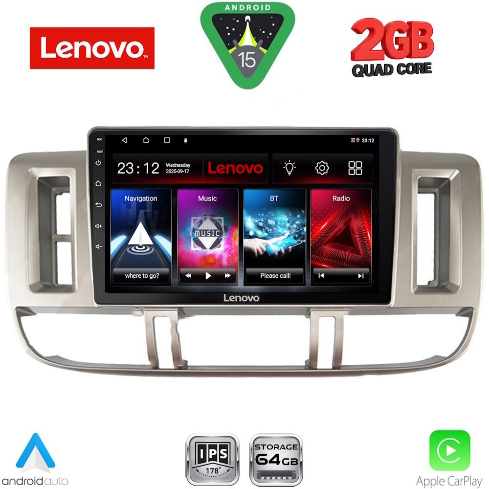 LVD2474_15 LENOVO LVD 2474_CPA (9inc) MULTIMEDIA TABLET for NISSAN XTRAIL mod. 2000-2004 - Image 1