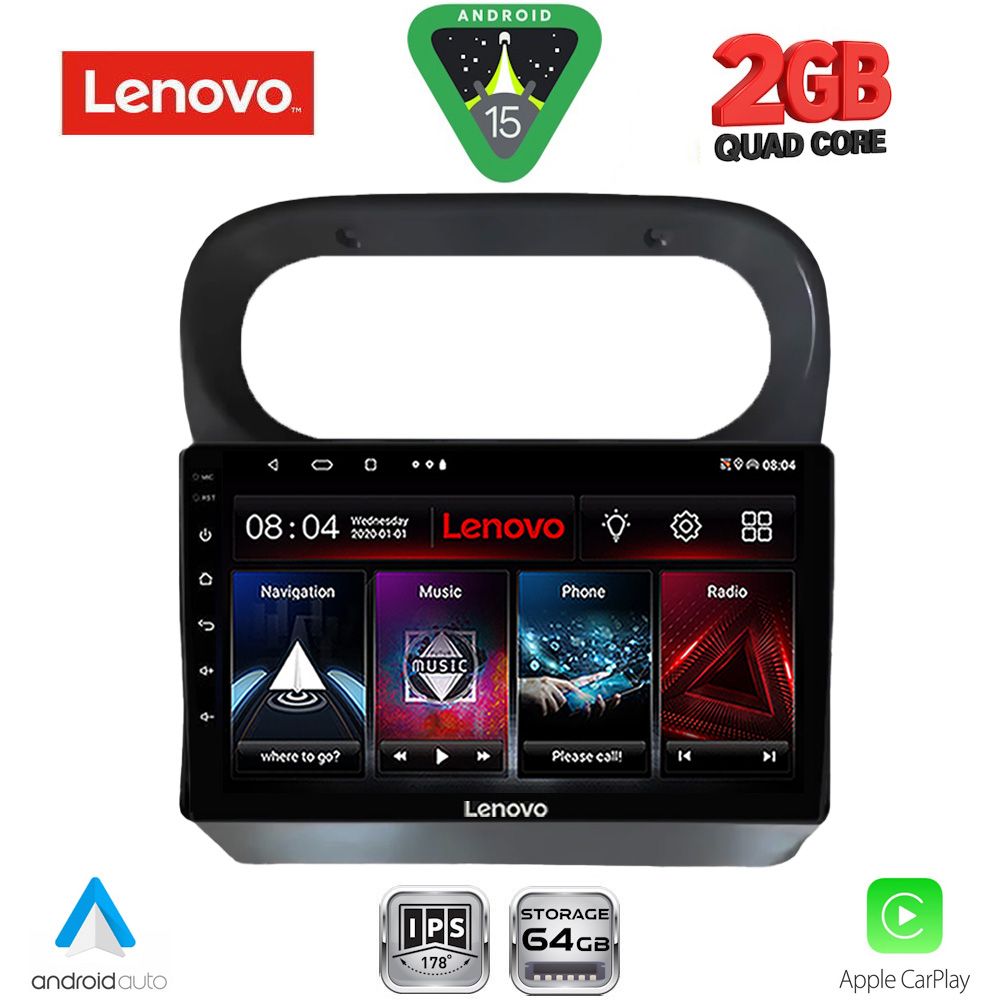 LVD2559_15 LENOVO LVD 2559_CPA (9inc) MULTIMEDIA TABLET for RENAULT TWINGO mod. 2007-2014 - Image 1