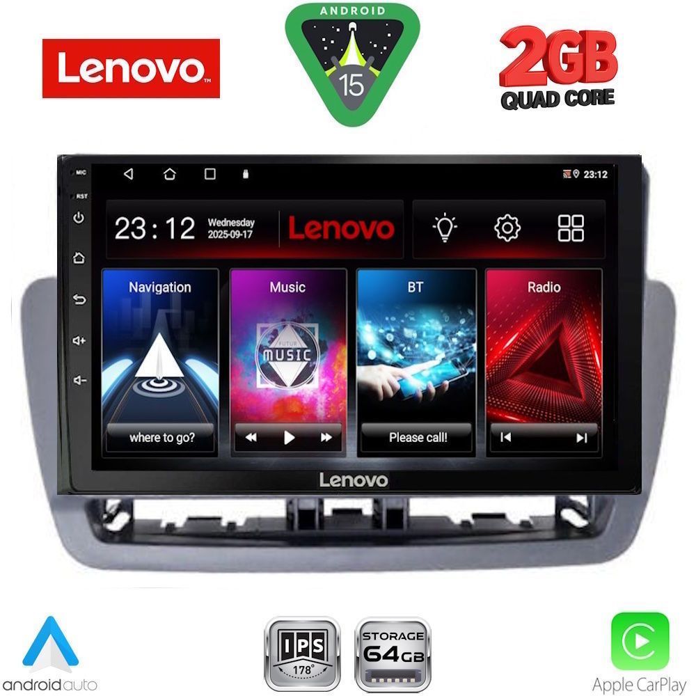 LVD2572GR_15 LENOVO LVD 2572GR_CPA (9inc) MULTIMEDIA TABLET for SEAT IBIZA mod. 2012-2015 - Image 1