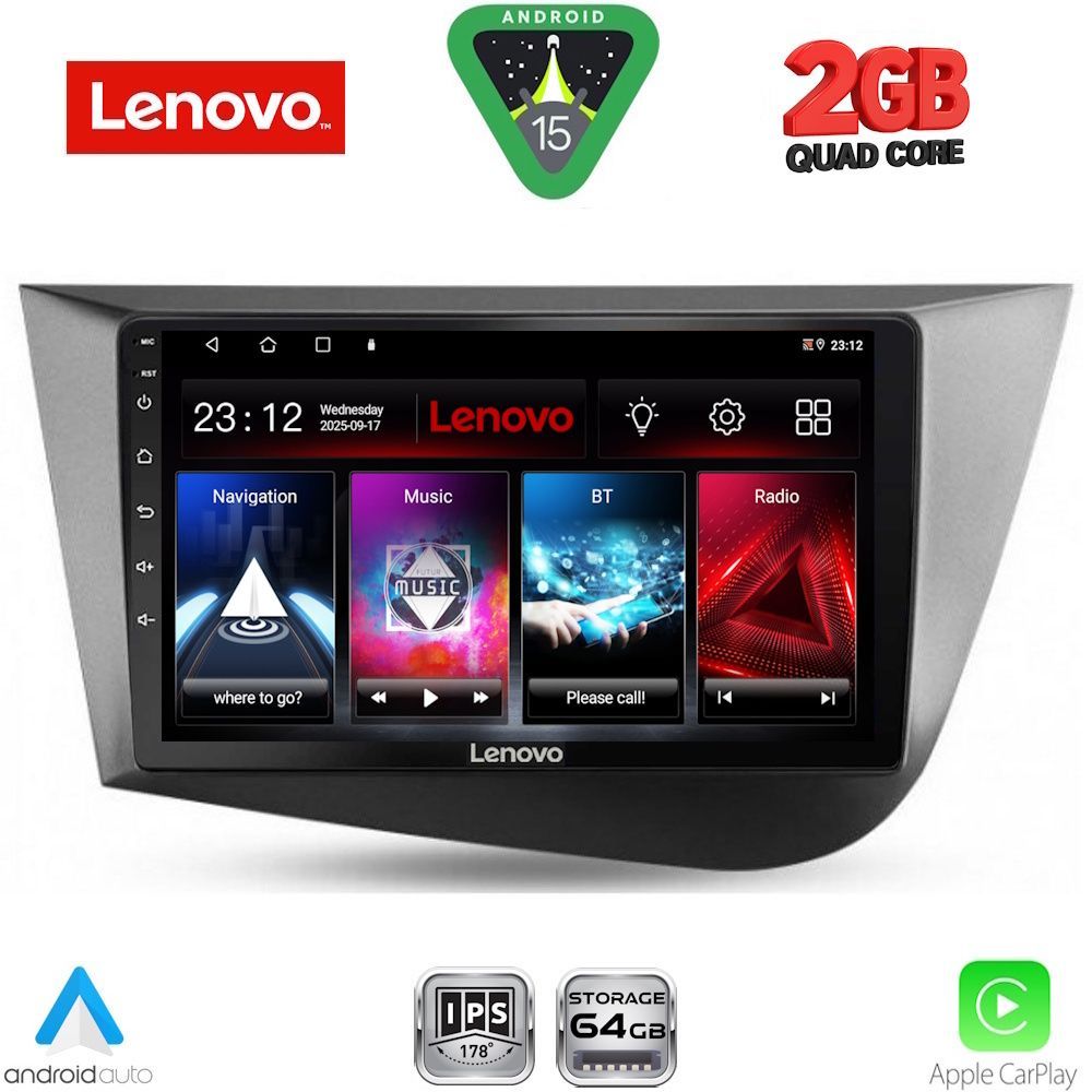 LVD2574_15 LENOVO LVD 2574_CPA (9inc) MULTIMEDIA TABLET for SEAT LEON mod. 2005-2012 - Image 1