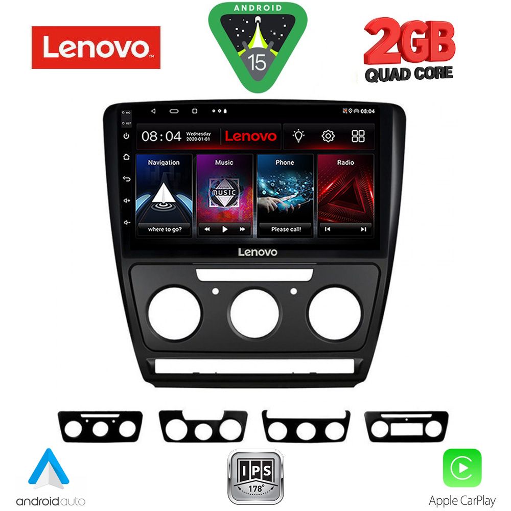 LVD2595BL_15 LENOVO LVD 2595BL_CPA (10inc) MULTIMEDIA TABLET for SKODA OCTAVIA 5 mod. 2005-2012 (BLACK) - Image 1