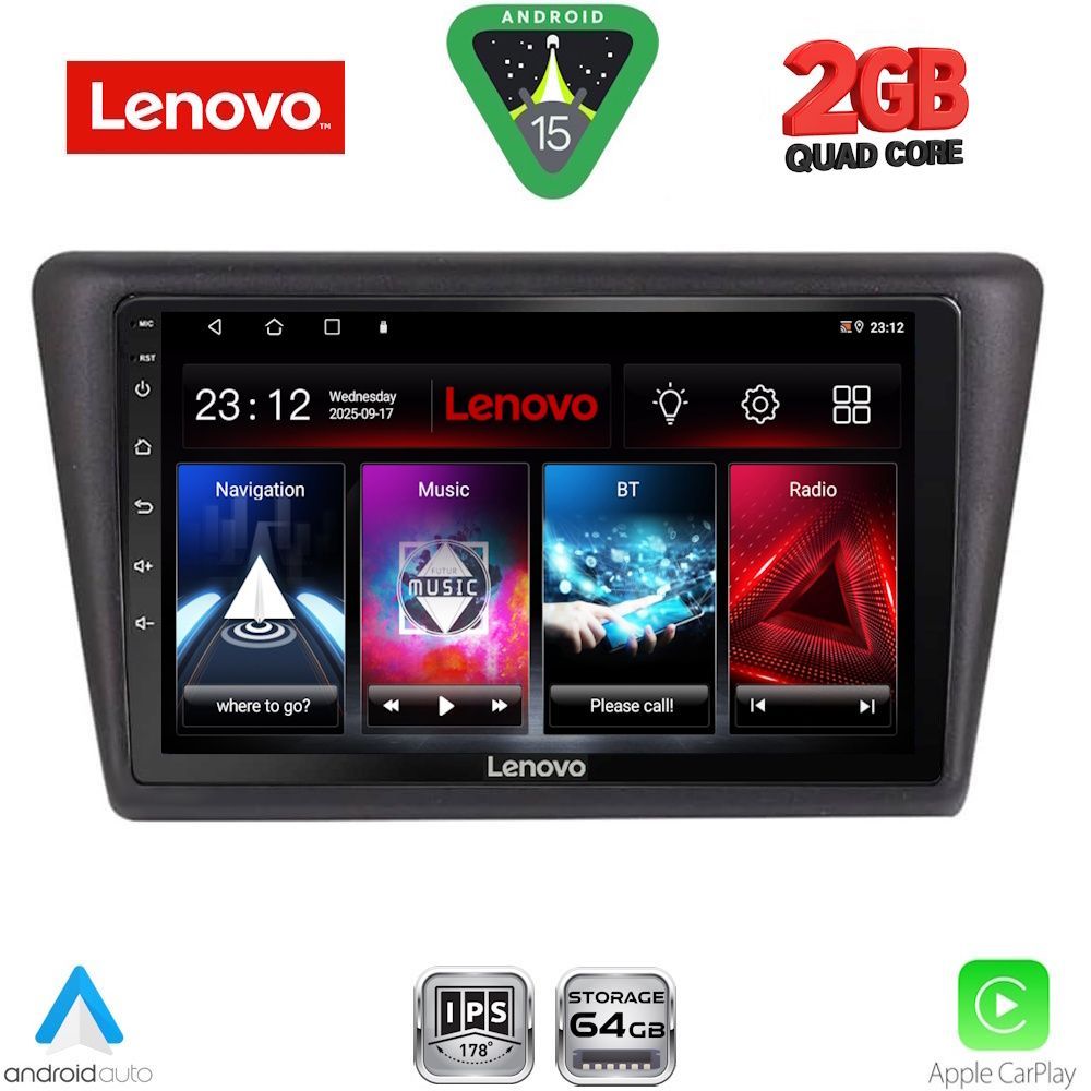 LVD2600_15 LENOVO LVD 2600_CPA (9inc) MULTIMEDIA TABLET for SKODA RAPID SPACEBACK mod. 2014-2019 - Image 1