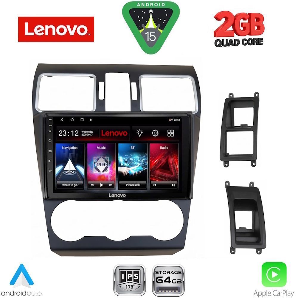 LVD2663A_15 LENOVO LVD 2663A_CPA (9inc) MULTIMEDIA TABLET for SUBARU FORESTER - IMPREZA - XV mod. 2013-2019 - Image 1