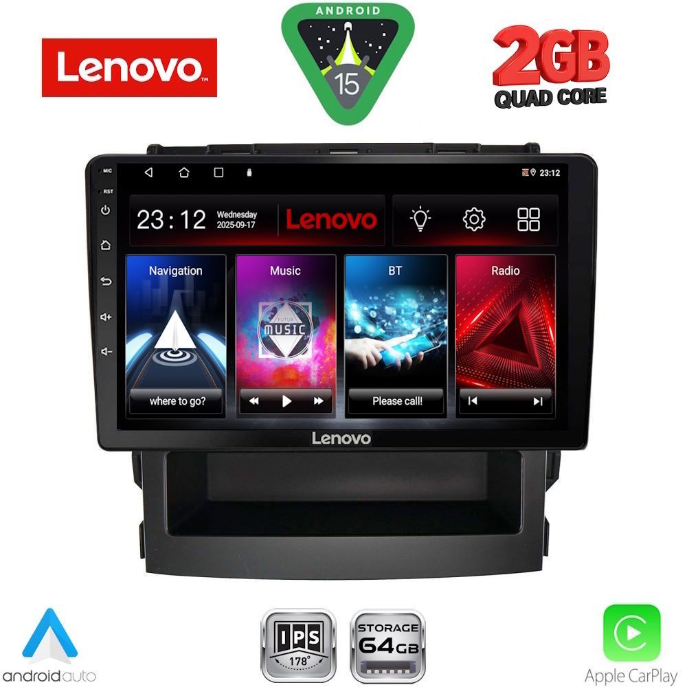 LVD2664_15 LENOVO LVD 2664_CPA (9inc) MULTIMEDIA TABLET for SUBARU FORESTER - IMPREZA mod. 2019-2025 - Image 1