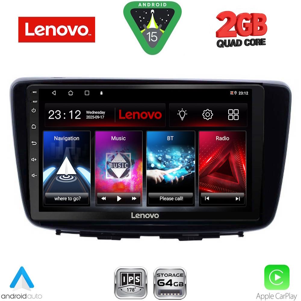 LVD2672_15 LENOVO LVD 2672_CPA (9inc) MULTIMEDIA TABLET for SUZUKI BALENO mod. 2016-2022 - Image 1
