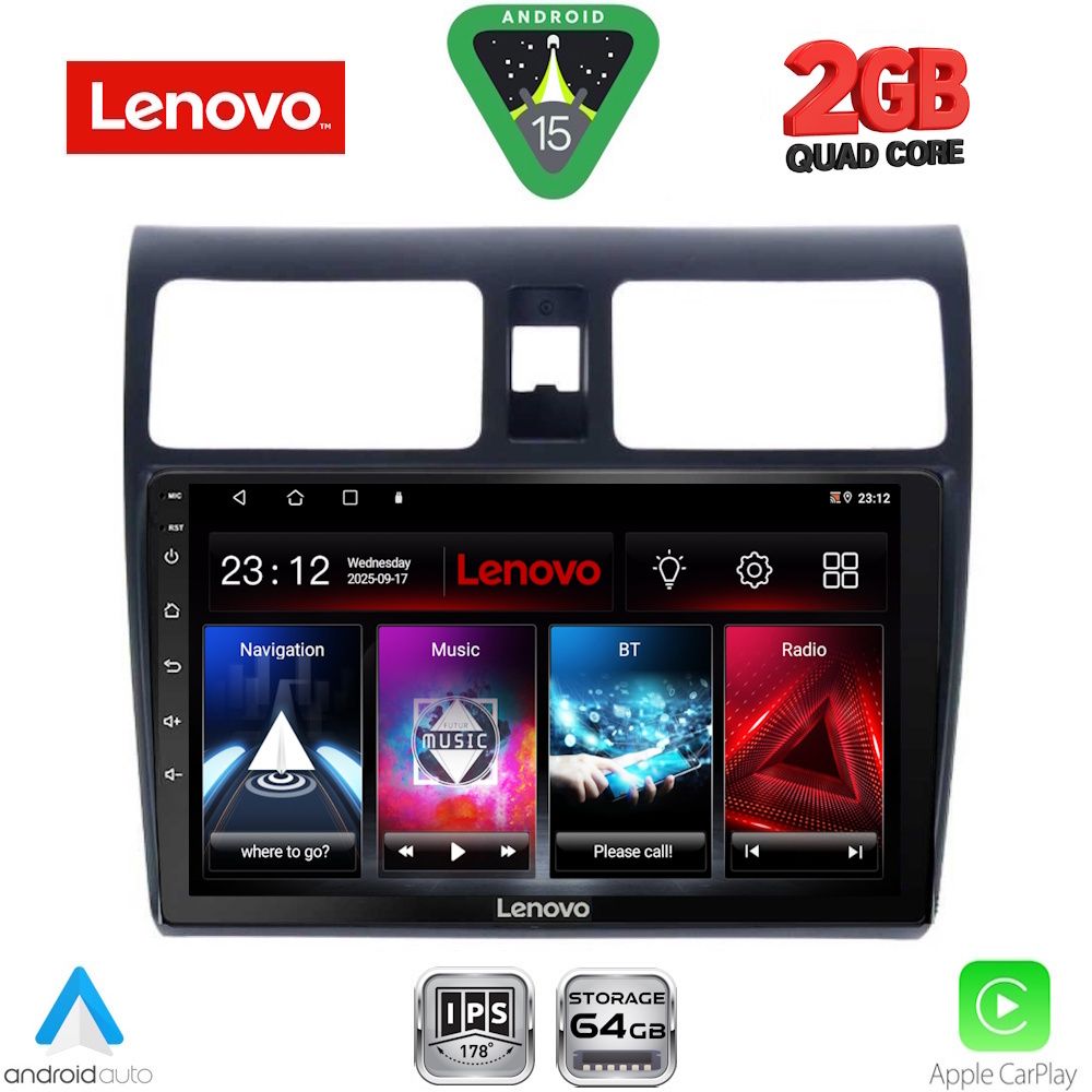 LVD2684_15 LENOVO LVD 2684_CPA (10inc) MULTIMEDIA TABLET for SUZUKI SWIFT mod. 2005-2011 - Image 1