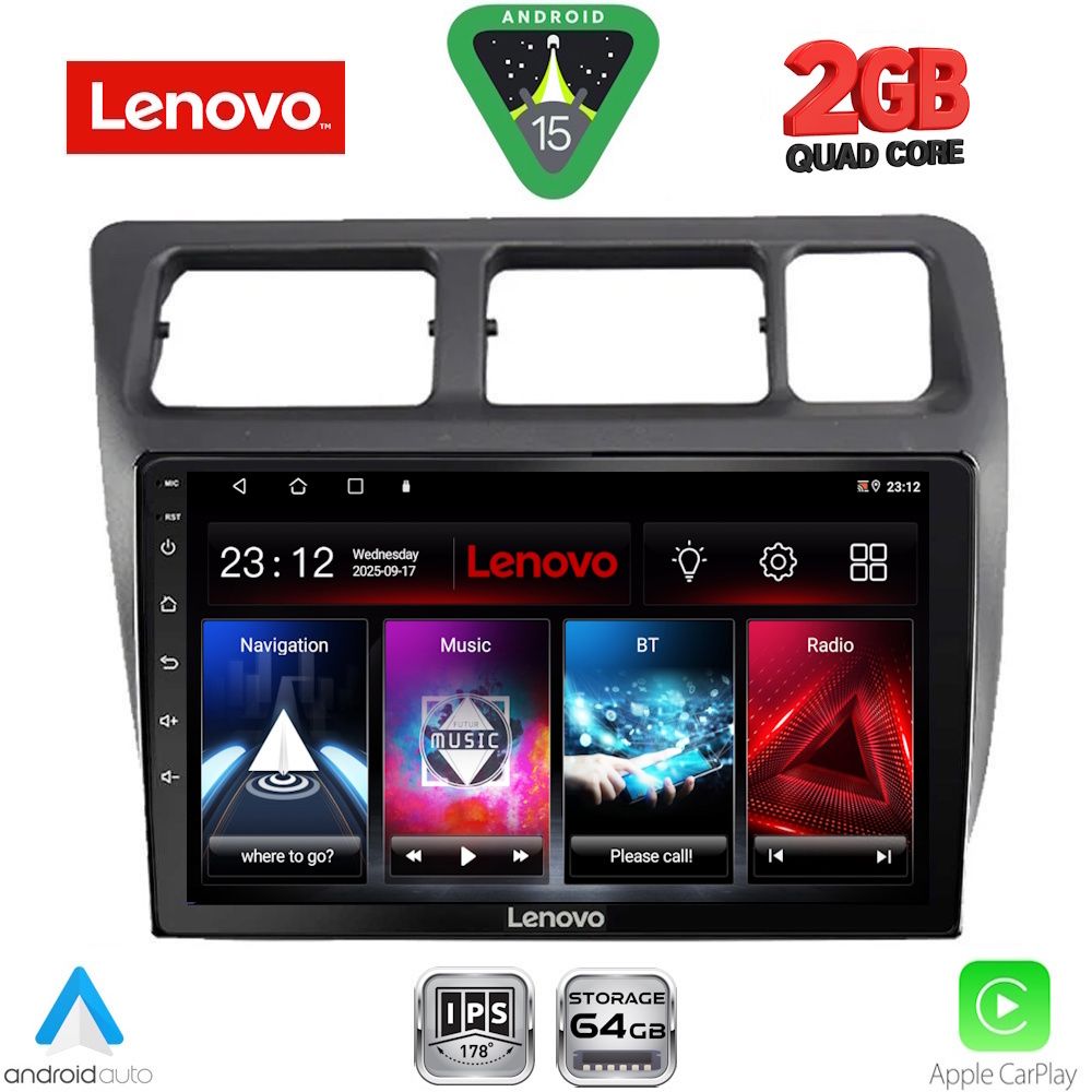 LVD2710_15 LENOVO LVD 2710_CPA (9inc) MULTIMEDIA TABLET for TOYOTA COROLLA mod. 1992-1997 - Image 1