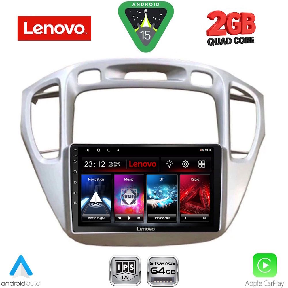 LVD2718_15 LENOVO LVD 2718_CPA (9inc) MULTIMEDIA TABLET for TOYOTA HIGHLANDER mod. 2002-2009 - Image 1