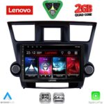 LENOVO LVD 2719_CPA (10inc) MULTIMEDIA TABLET for TOYOTA HIGHLANDER mod. 2008-2015