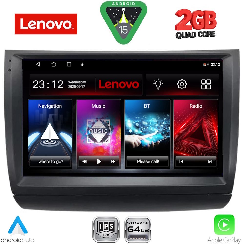 LVD2728_15 LENOVO LVD 2728_CPA (9inc) MULTIMEDIA TABLET for TOYOTA PRIUS mod. 2003-2009 - Image 1
