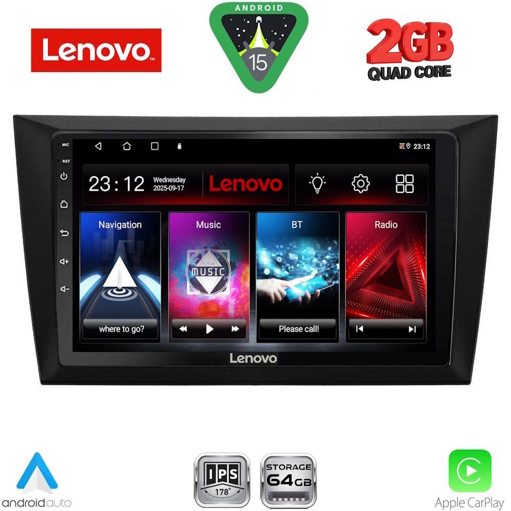 LVD2746_15 LENOVO LVD 2746_CPA (9inc) MULTIMEDIA TABLET for GOLF 6 mod. 2009-2012 - Image 1