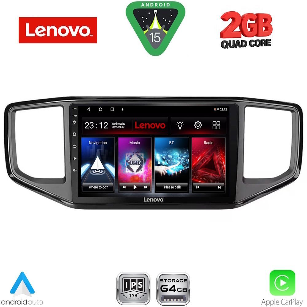 LVD2754_15 LENOVO LVD 2754_CPA (9inc) MULTIMEDIA TABLET for VW AMAROK mod. 2017-2022 - Image 1