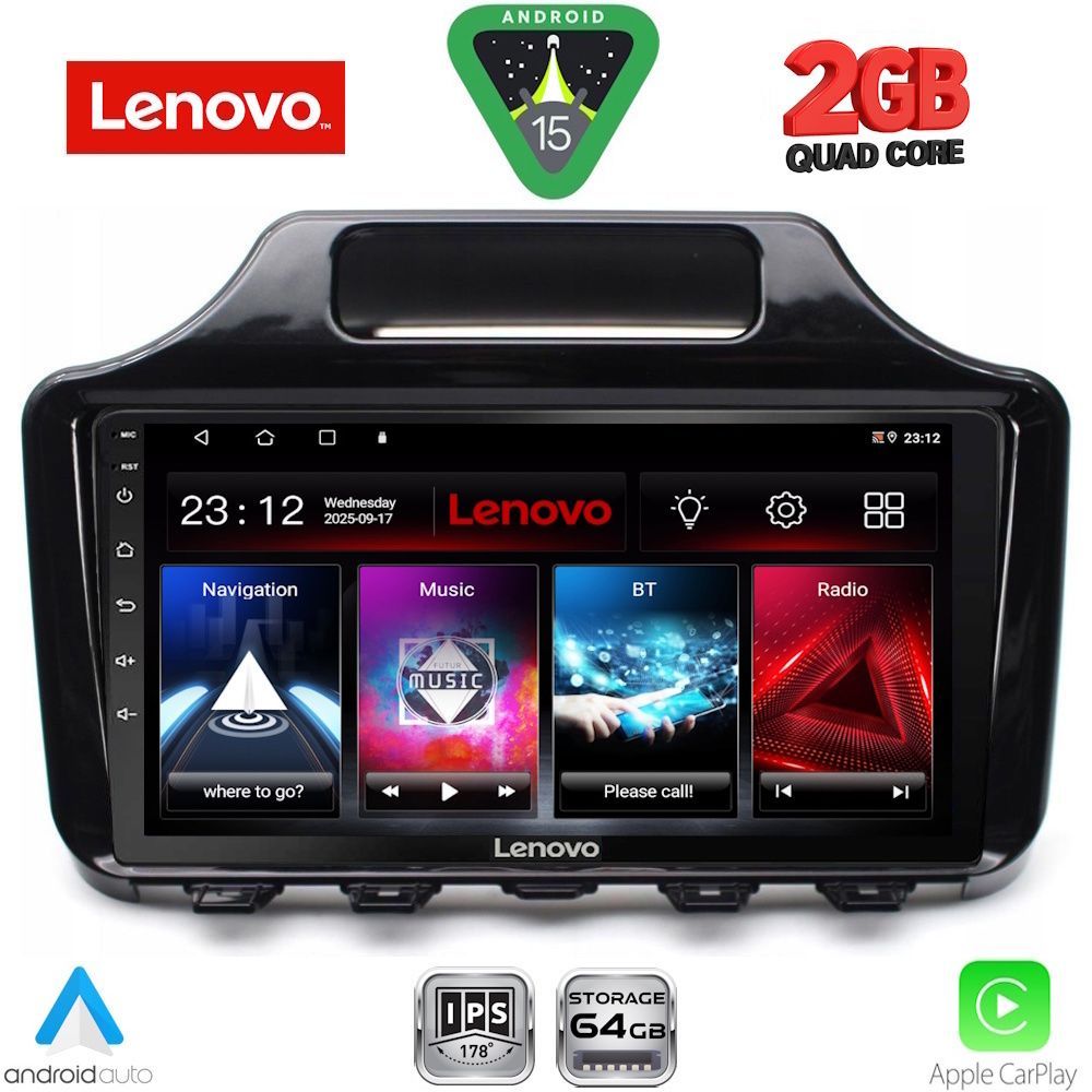 LVD2779_15 LENOVO LVD 2779_CPA (9inc) MULTIMEDIA TABLET for TOYOTA IQ mod. 2008-2015 with ORIG. NAVI - Image 1