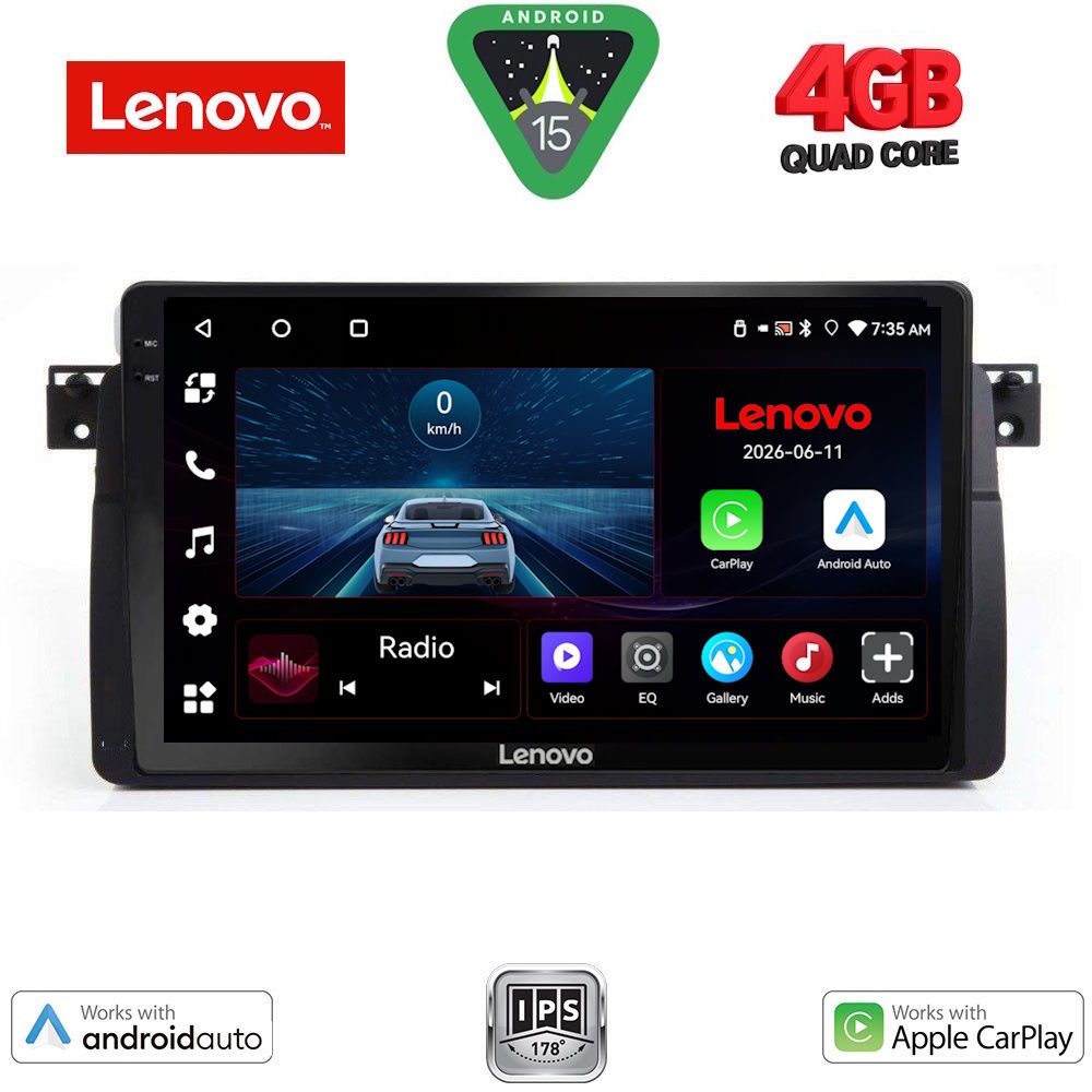 LVE7042_15 LENOVO LVE 8042_CPAA (9inc) MULTIMEDIA TABLET for BMW E46 mod. 1998-2005 - Image 1