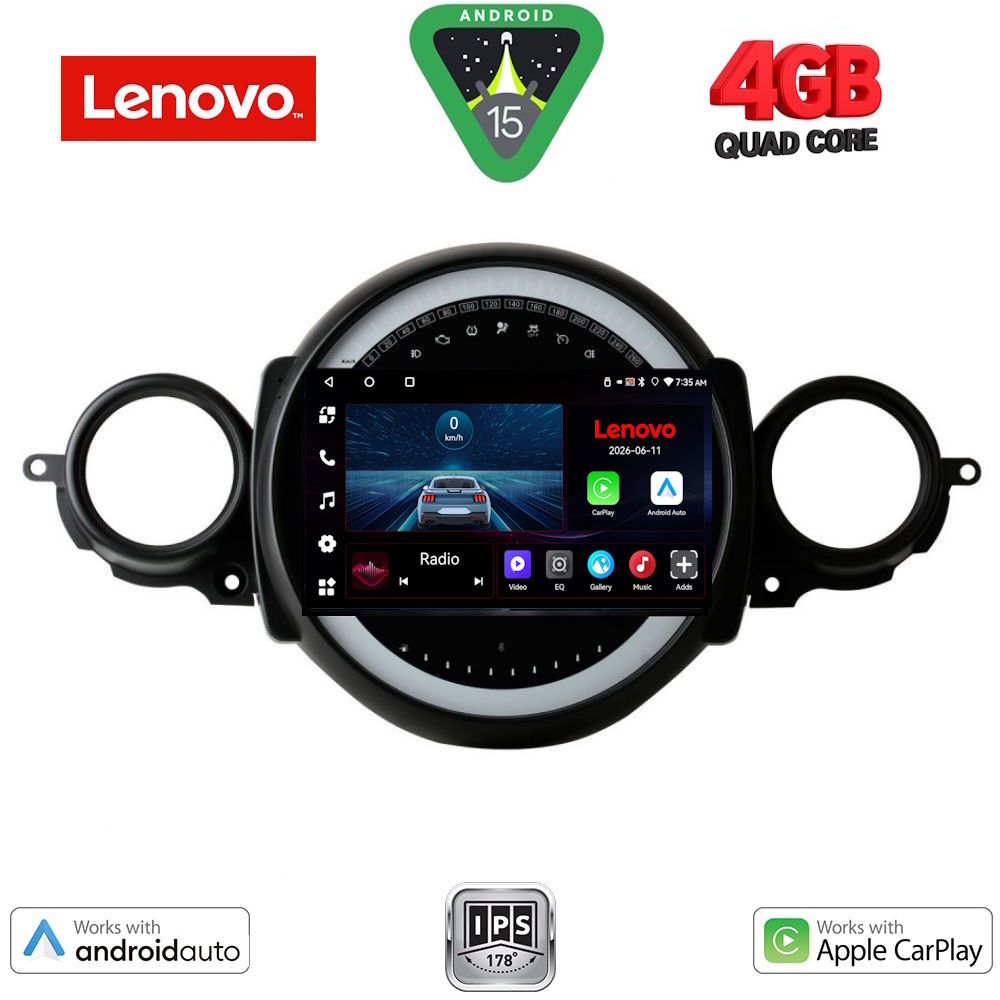 LVE7064_15 LENOVO LVE 8064_CPAA (9inc) MULTIMEDIA TABLET for MINI COOPER (R56-R57) mod. 2006-2014 - CLUBMAN (R55) mod. 2007-2014 - Image 1