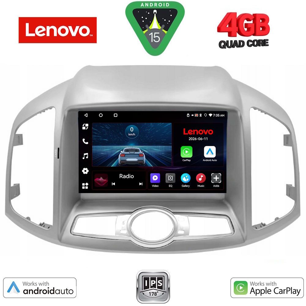 LVE7071_15 LENOVO LVE 8071_CPAA (10inc) MULTIMEDIA for CHEVROLET CAPTIVA mod. 2012-2018 - Image 1