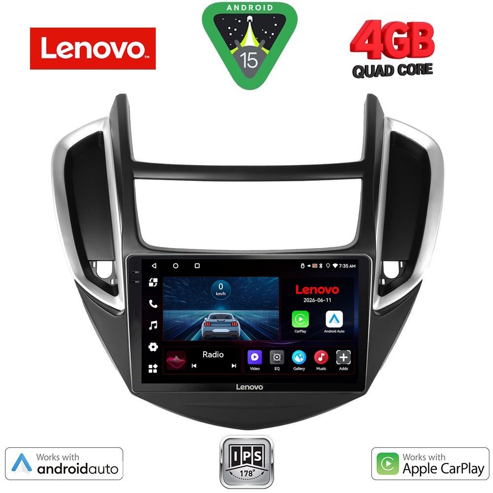 LVE7080_15 LENOVO LVE 8080_CPAA (9inc) MULTIMEDIA TABLET for CHEVROLET TRAX mod. 2014-2022 - Image 1