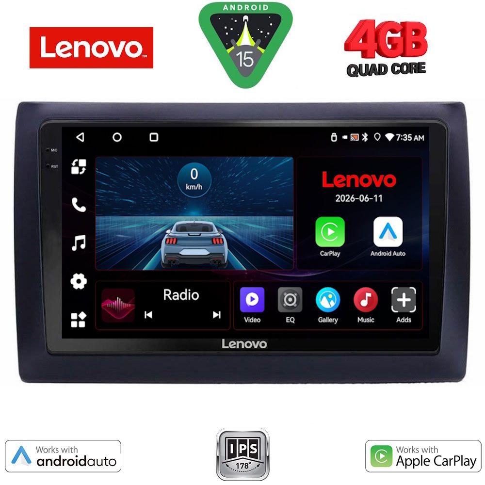 LVE7145_15 LENOVO LVE 8145_CPAA (9inc) MULTIMEDIA TABLET for FIAT STILO mod. 2001-2007 - Image 1