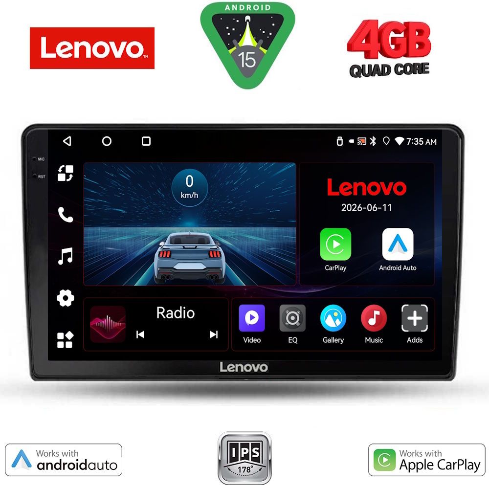 LVE7155_15 LENOVO LVE 8155_CPAA (10inc) MULTIMEDIA TABLET for FORD FIESTA mod. 2018-2026 - Image 1