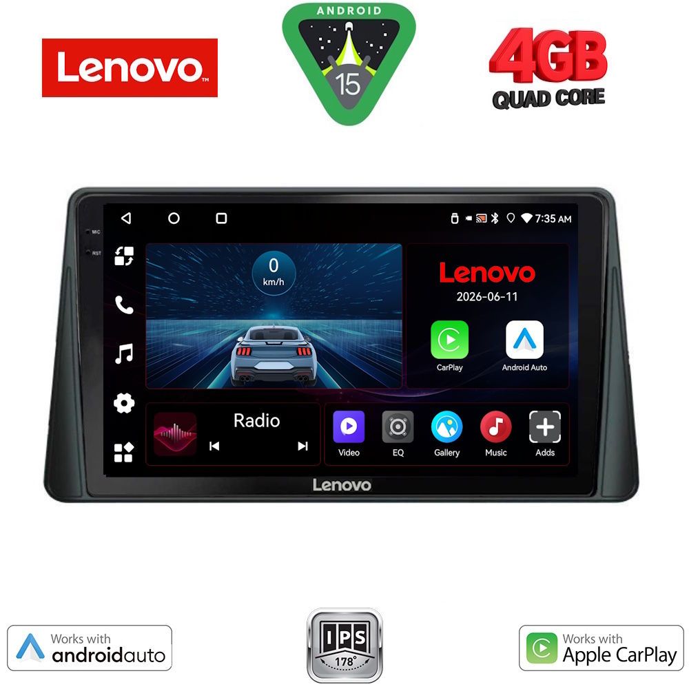 LVE7158_15 LENOVO LVE 8158_CPAA (9inc) MULTIMEDIA TABLET for FORD FOCUS mod. 2019-2025 - Image 1