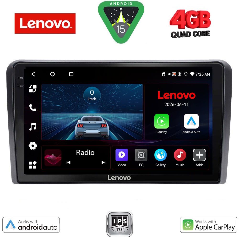 LVE7180_15 LENOVO LVE 8180_CPAA (9inc) MULTIMEDIA TABLET for FORD TOURNEO – COURIER mod. 2014-2024 - Image 1