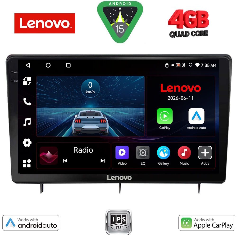 LVE7192_15 LENOVO LVE 8192_CPAA (10inc) MULTIMEDIA TABLET for HONDA CIVIC mod. 2022-2026 - Image 1