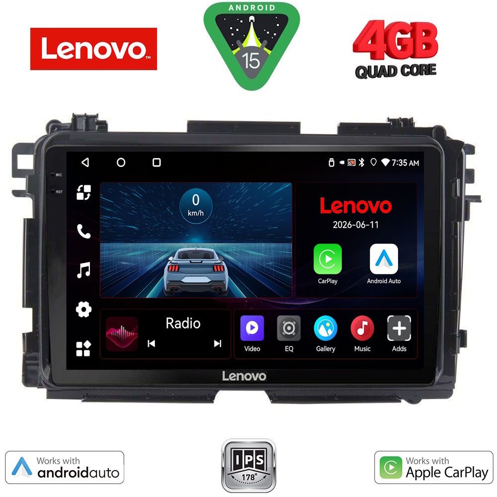 LVE7201_15 LENOVO LVE 8201_CPAA (10inc) MULTIMEDIA TABLET for HONDA HRV mod. 2015-2021 - Image 1