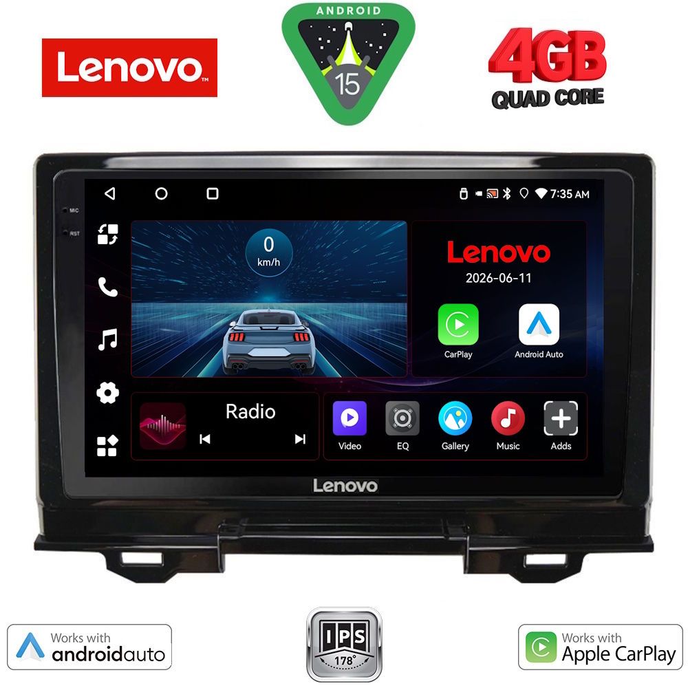 LVE7202_15 LENOVO LVE 8202A_CPAA (9inc) MULTIMEDIA TABLET for HONDA HRV mod. 202A1-202A6 - Image 1