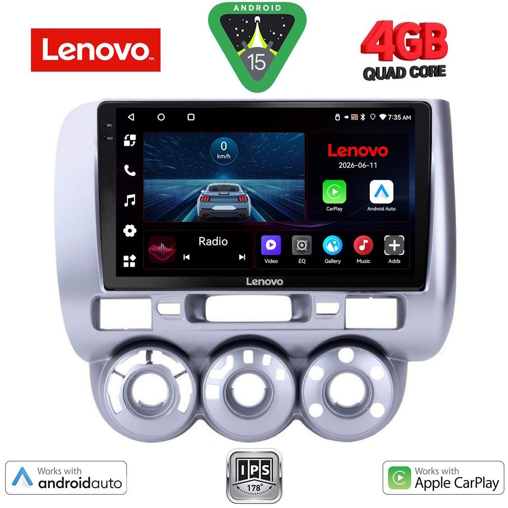 LVE7210_15 LENOVO LVE 8210_CPAA A/C (9inc) MULTIMEDIA TABLET for HONDA JAZZ mod. 2002-2008 - Image 1