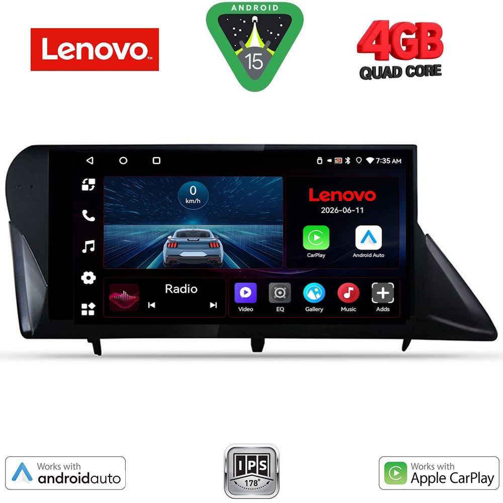 LVE7346_15 LENOVO LVE 8346_CPAA (9inc) MULTIMEDIA TABLET for LEXUS RX mod. 2009-2014 - Image 1