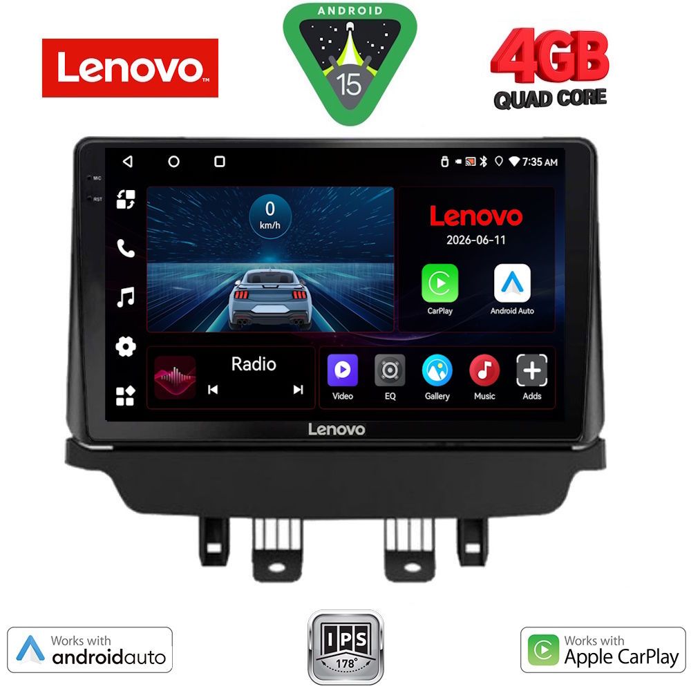 LVE7362_15 LENOVO LVE 8362_CPAA (9inc) MULTIMEDIA TABLET for MAZDA 2 mod. 2014-2023 - Image 1