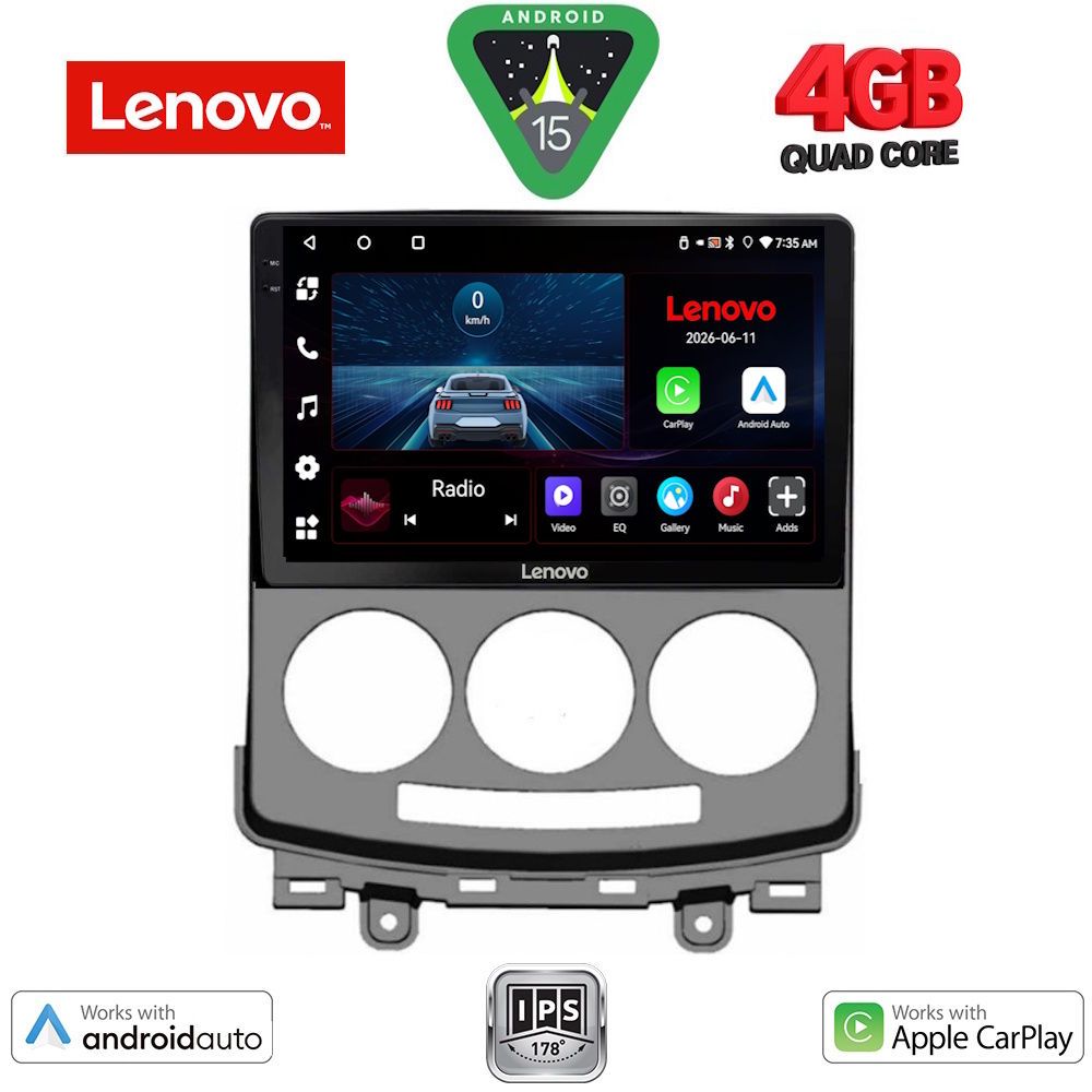 LVE7370_15 LENOVO LVE 8370_CPAA (9inc) MULTIMEDIA TABLET for MAZDA 5 mod. 2004-2010 - Image 1