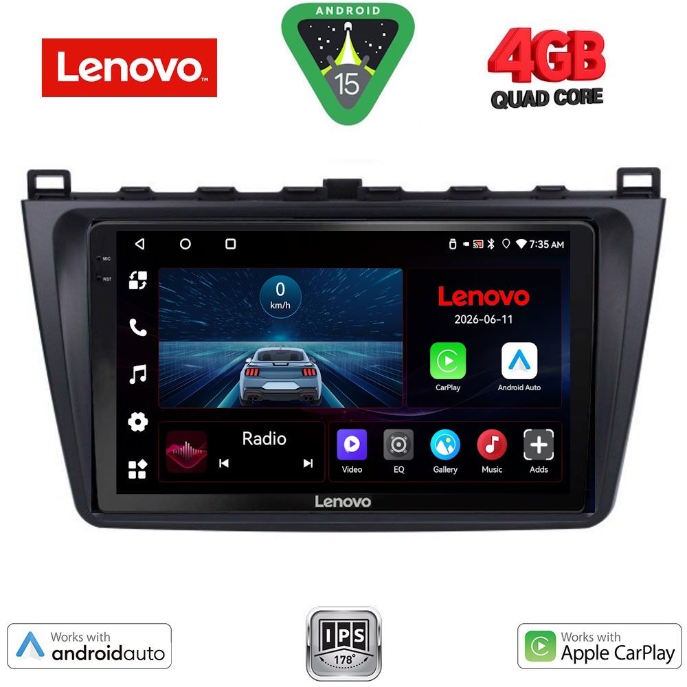 LVE7377_15 LENOVO LVE 8377_CPAA (9inc) MULTIMEDIA TABLET for MAZDA 6 mod. 2008-2012 - Image 1