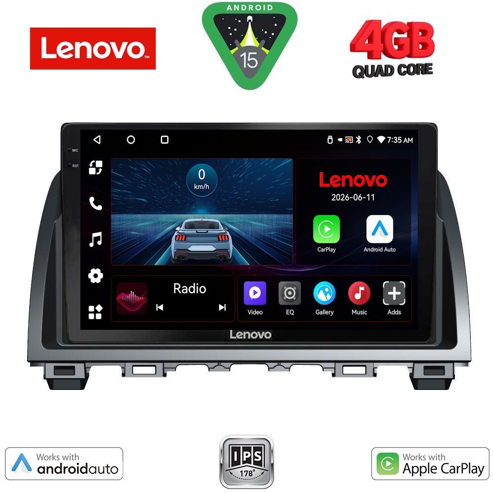 LVE7378_15 LENOVO LVE 8378_CPAA (9inc) MULTIMEDIA TABLET for MAZDA 6 mod. 2012-2017 - Image 1