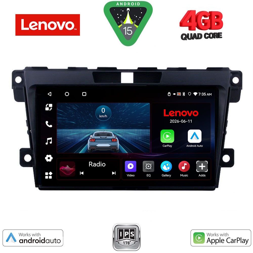 LVE7389_15 LENOVO LVE 8389_CPAA (9inc) MULTIMEDIA TABLET for MAZDA CX7 mod. 2006-2012 - Image 1