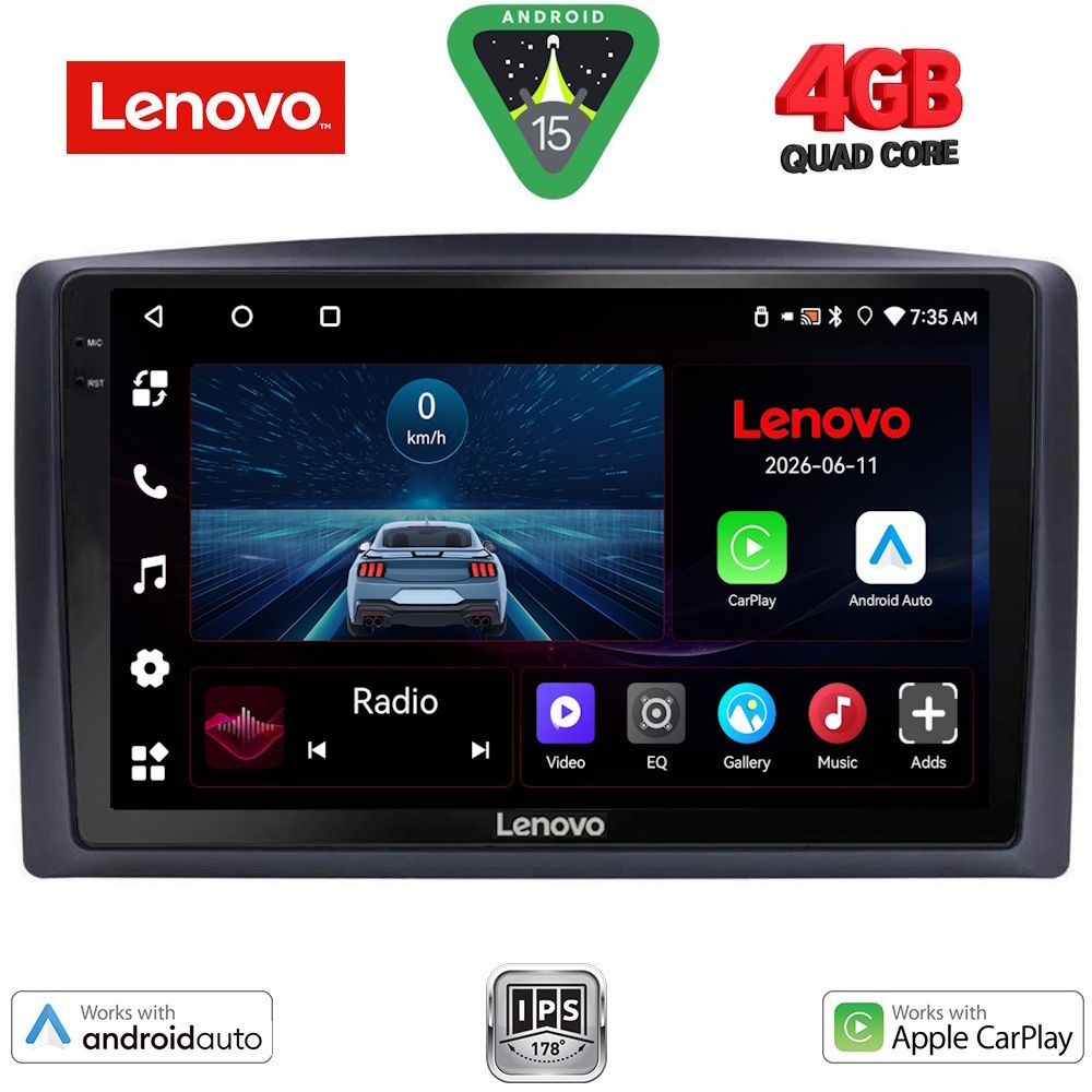LVE7421_15 LENOVO LVE 8421_CPAA (10inc) MULTIMEDIA TABLET for MERCEDES VITO – VIANO (W447) mod. 2015-2022 - Image 1