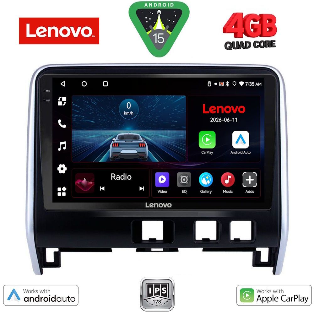 LVE7471_15 LENOVO LVE 8471_CPAA (10inc) MULTIMEDIA TABLET for NISSAN SERENA mod. 2016-2022 - Image 1