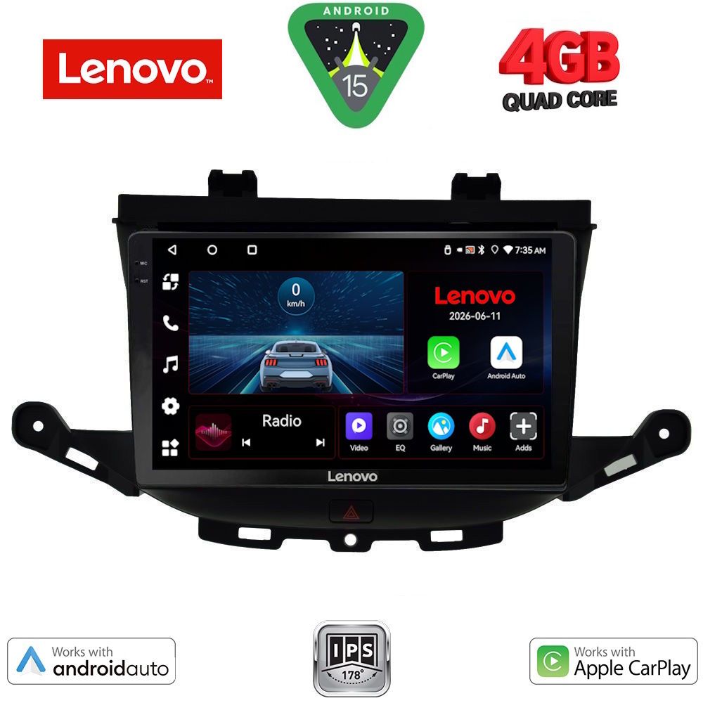 LVE7483_15 LENOVO LVE 8483_CPAA (9inc) MULTIMEDIA TABLET for OPEL ASTRA K mod.2015-2022 - Image 1