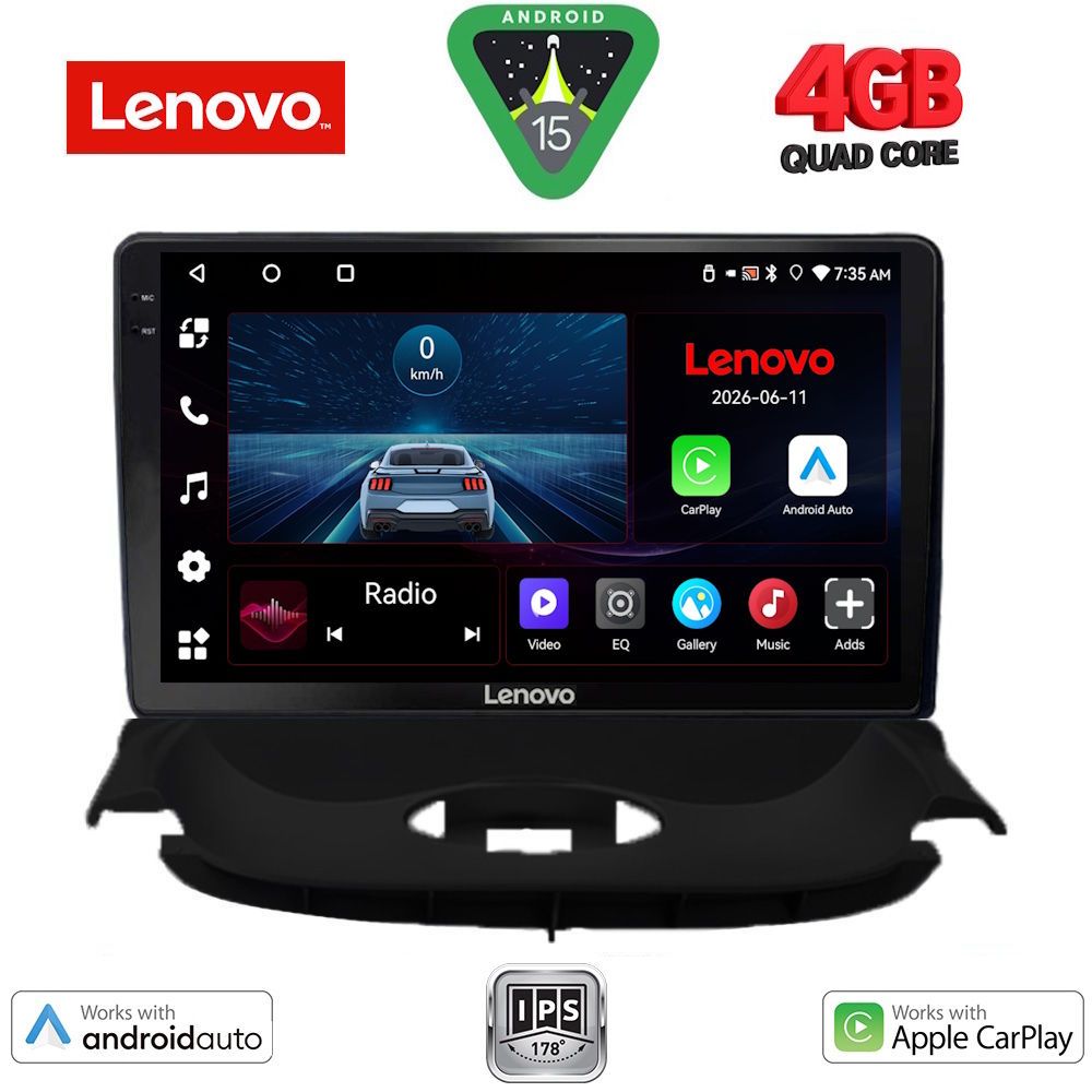 LVE7505_15 LENOVO LVE 8505_CPAA (9inc) MULTIMEDIA TABLET for PEUGEOT 206 mod. 1998-2006 - Image 1