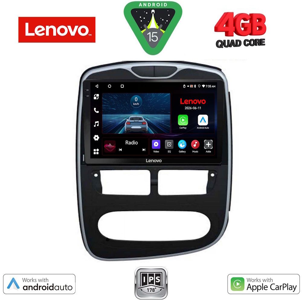 LVE7544_15 LENOVO LVE 8544_CPAA (10inc) MULTIMEDIA TABLET for RENAULT CLIO mod. 2012-2015 - Image 1