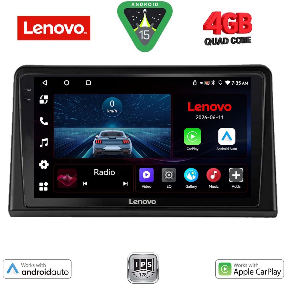LVE7548_15 LENOVO LVE 8548_CPAA (9inc) MULTIMEDIA TABLET for RENAULT EXPRESS mod. 2020-2026 - Image 1