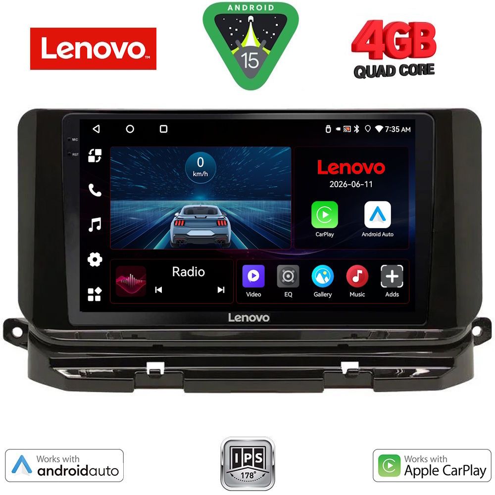 LVE7598_15 LENOVO LVE 8598_CPAA (10inc) MULTIMEDIA TABLET for SKODA OCTAVIA 8 mod. 2021-2026 - Image 1