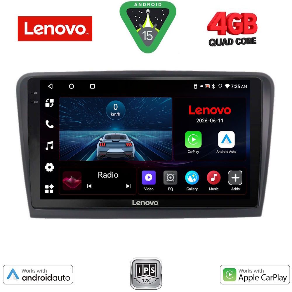 LVE7601_15 LENOVO LVE 8601_CPAA (9inc) MULTIMEDIA TABLET for SKODA RAPID mod. 2012-2023 - Image 1