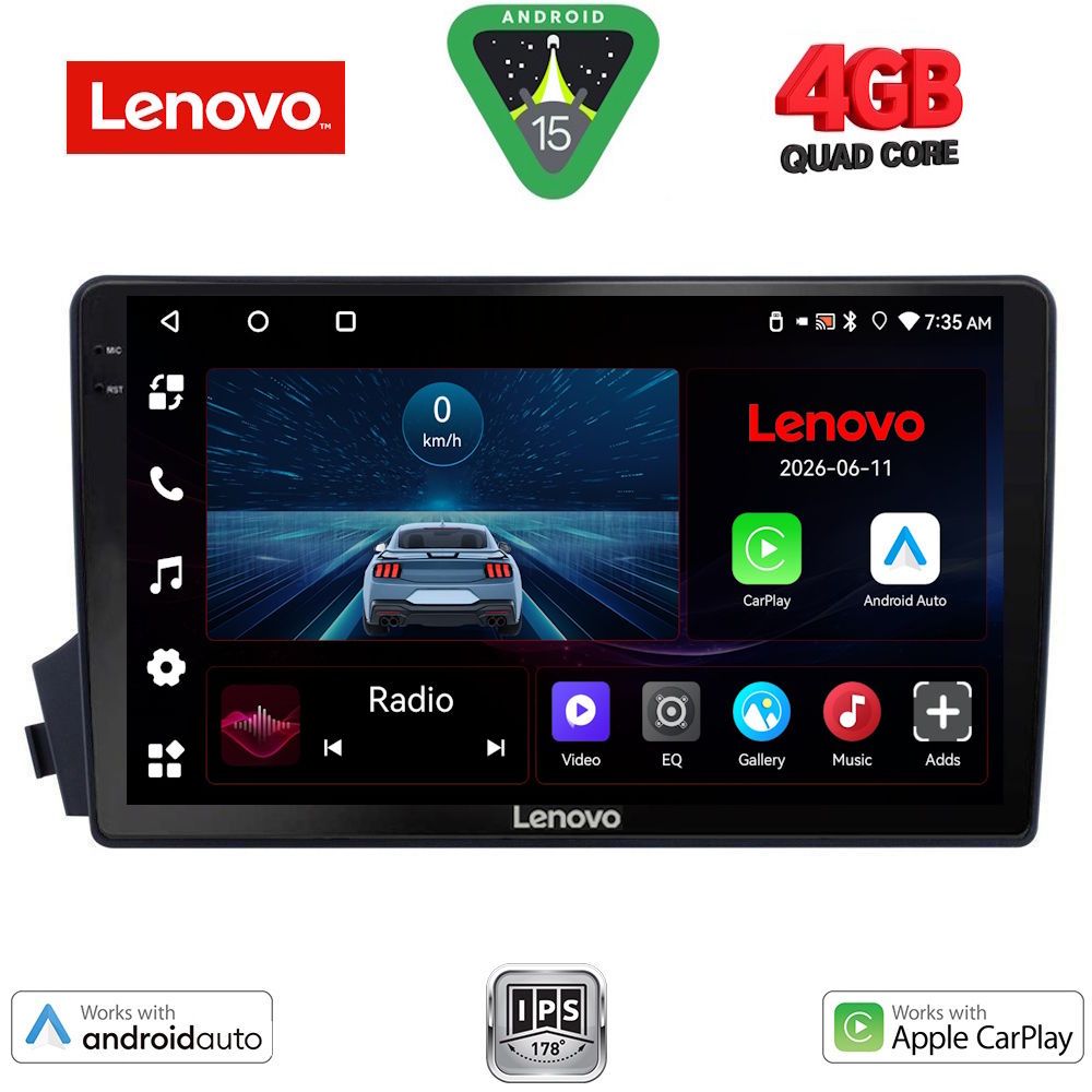 LVE7650_15 LENOVO LVE 8650_CPAA (9inc) MULTIMEDIA TABLET for SSANGYONG ACTYON - KYRON mod. 2006-2015 - Image 1