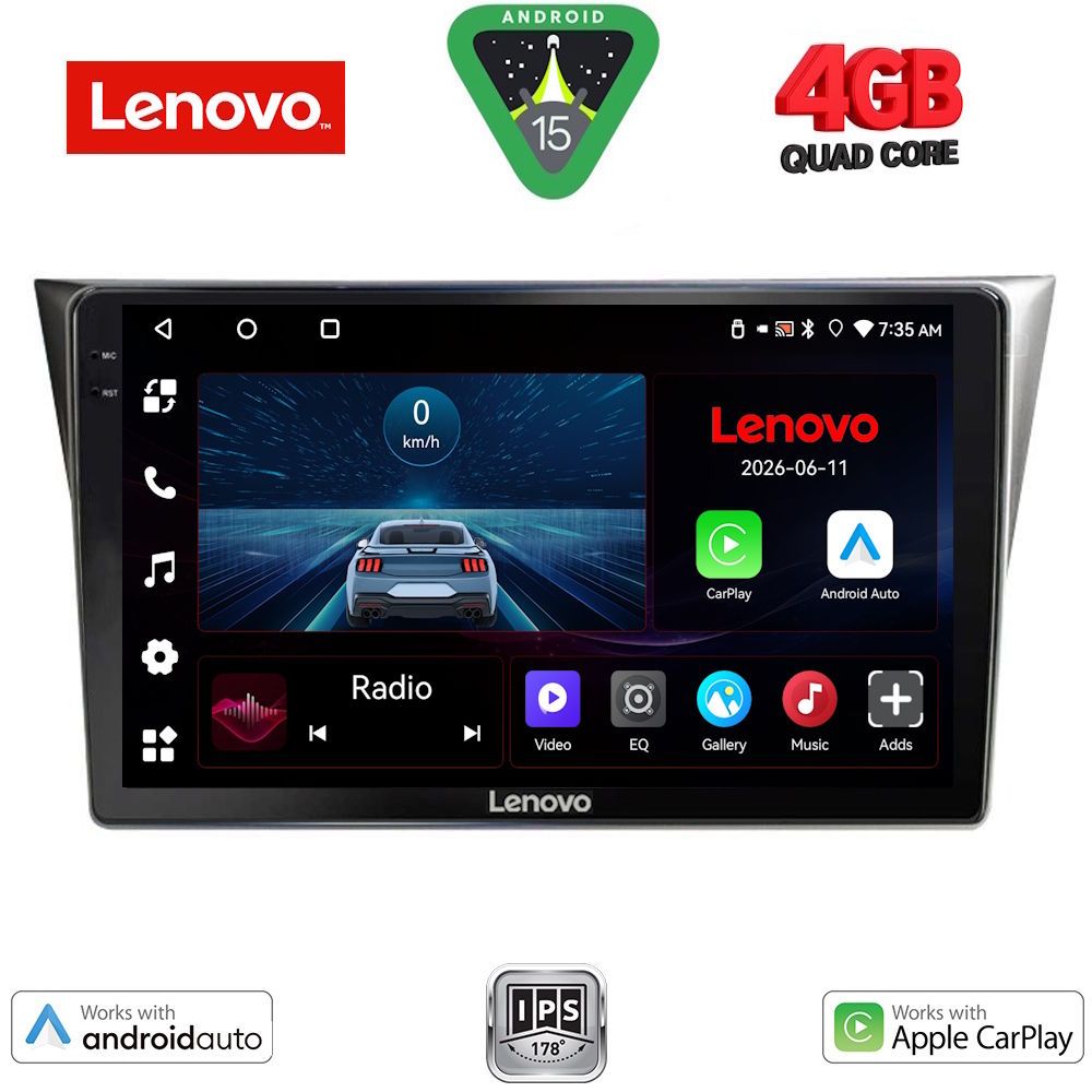 LVE7659_15 LENOVO LVE 8659_CPAA (9inc) MULTIMEDIA TABLET for SUBARU IMPREZA mod. 2002-2008 - Image 1