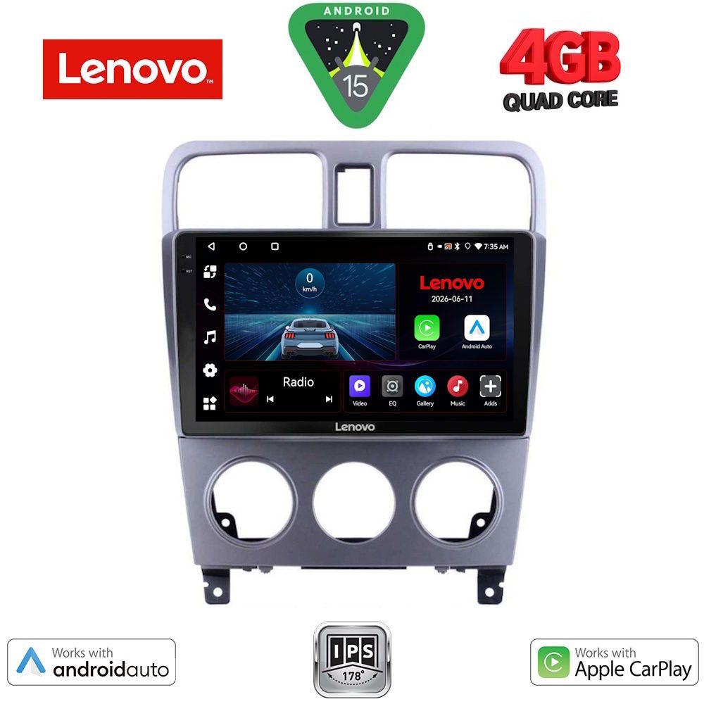 LVE7661_15 LENOVO LVE 8661_CPAA (9inc) MULTIMEDIA TABLET for SUBARU FORESTER mod. 2002-2008 - Image 1
